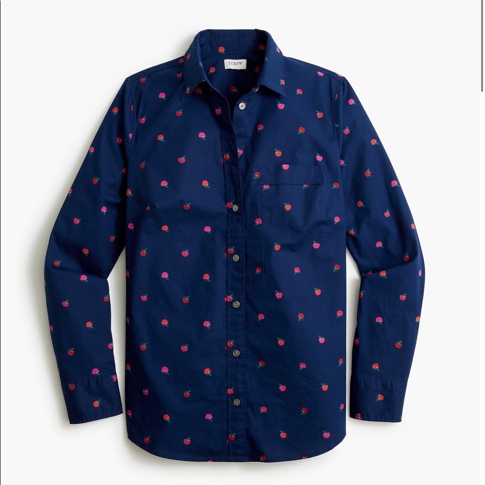 J. Crew Factory Cotton Poplin shirt in signature fit BB166